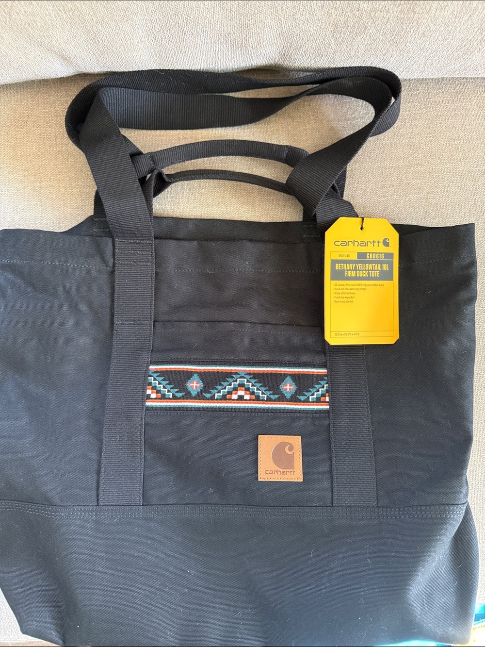 Carhartt Bethany Yellowtail Canvas 18L Tote Limited Edition